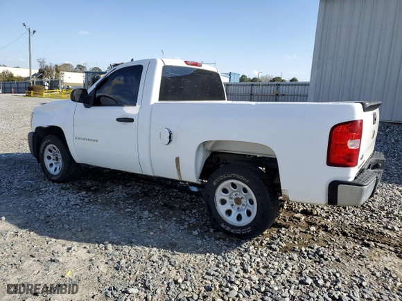 2007 Chevrolet Silverado 1500 Work Truck with VIN 1GCEC14C47Z589342, listed as a Copart auction lot 47961895 with 166,967 mi miles and Salvage Title. Bid and sale history available at carsss.com. Image 2.