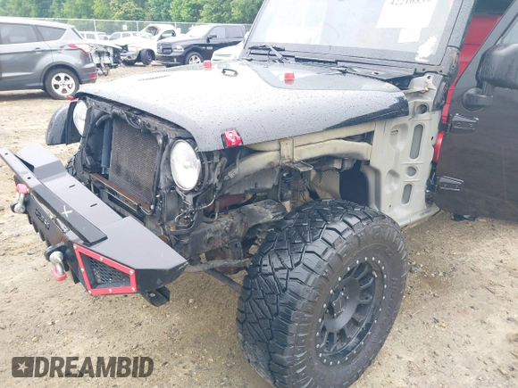 2008 Jeep Wrangler Unlimited Sahara with VIN 1J4GA59128L504798, listed as a IAAI auction lot 42210839 with 162,406 mi miles and . Bid and sale history available at DreamBid. Image 6.