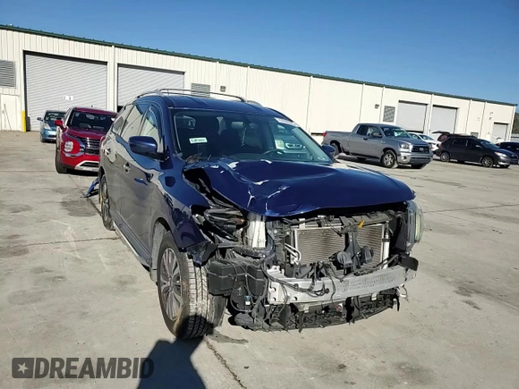 2017 Nissan Pathfinder SV z VIN 5N1DR2MN0HC660148, wystawiony jako Copart lot #42090065 z przebiegiem 148 478 mil mil oraz Szkoda całkowita • Salvage title. Historia ofert i sprzedaży dostępna na DreamBid. Obrazek 10.