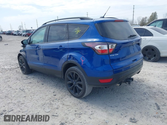 2017 Ford Escape SE with VIN 1FMCU0G94HUE90206, listed as a IAAI auction lot 42069904 with 86,883 mi miles. Bid and sale history available at carsss.com. Image 3.