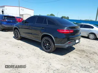 2017 Mercedes-Benz GLE 63 S AMG with VIN 4JGED7FB1HA059443, listed as a IAAI auction lot 42312493 with 85,849 mi miles and . Bid and sale history available at DreamBid. Image 3.