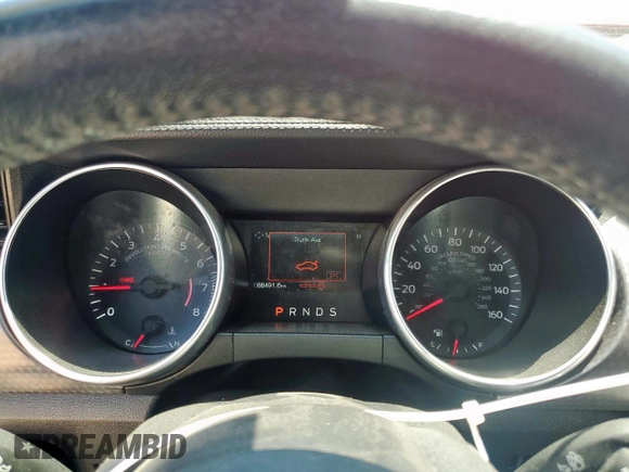 2019 Ford Mustang EcoBoost with VIN 1FA6P8TH6K5202066, listed as a Copart auction lot 57166205 with 88,491 mi miles and Salvage title. Bid and sale history available at DreamBid. Image 9.