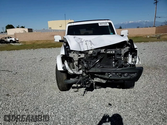 2022 Ford Bronco with VIN 1FMDE5DHXNLB79200, listed as a Copart auction lot 49372444 with 50,686 mi miles and Salvage Title. Bid and sale history available at DreamBid. Image 11.