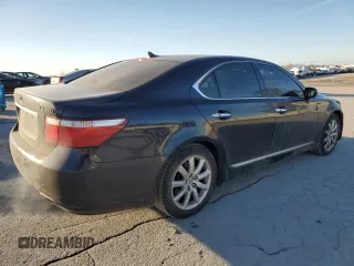 2008 Lexus LS 460 with VIN JTHBL46F085067469, listed as a Copart auction lot 46296345 with 191,298 mi miles and Non Repairable. Bid and sale history available at carsss.com. Image 3.