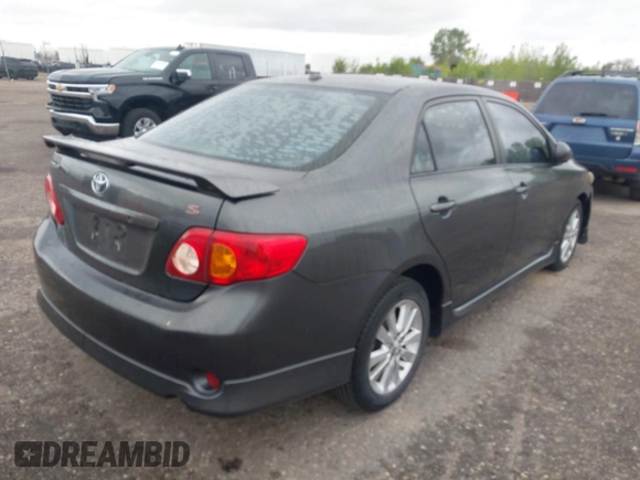 2009 Toyota Corolla with VIN 1NXBU40E99Z050218, listed as a IAAI auction lot 42208256 with 149,796 mi miles. Bid and sale history available at carsss.com. Image 4.