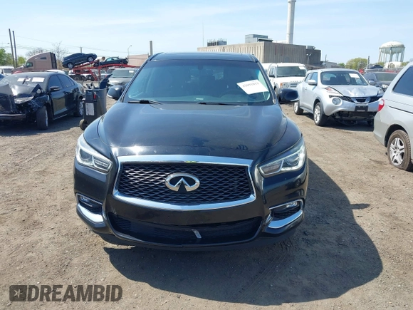 2018 Infiniti QX60 with VIN 5N1DL0MM4JC529193, listed as a IAAI auction lot 42091013 with 202,602 mi miles. Bid and sale history available at carsss.com. Image 12.