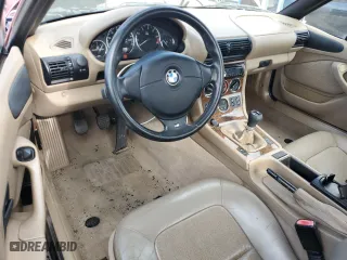 2000 BMW Z3 2.8L with VIN 4USCH3346YLF43480, listed as a Copart auction lot 81309814 with 137,361 mi miles and Salvage Title. Bid and sale history available at carsss.com. Image 8.