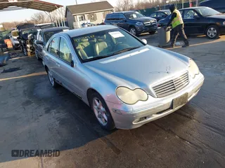 2003 Mercedes-Benz C 2.6L with VIN WDBRF61J73A429813, listed as a IAAI auction lot 41544468 with 225,247 mi miles. Bid and sale history available at carsss.com. Image 1.