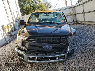 2018 Ford F-150 XL with VIN 1FTMF1E51JKF44507, listed as a Copart auction lot 75211074 with Not Provided miles and Salvage Title. Bid and sale history available at carsss.com. Image 5.