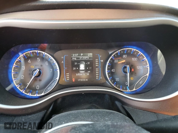 2017 Chrysler Pacifica Touring with VIN 2C4RC1DG9HR668277, listed as a Copart auction lot 87424464 with 171,515 mi miles and Salvage Title. Bid and sale history available at DreamBid. Image 9.