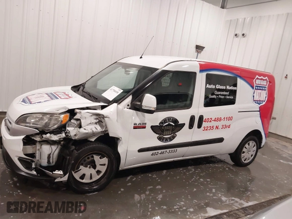 2017 Ram ProMaster City Cargo Van Tradesman SLT with VIN ZFBERFBB9H6E69115, listed as a IAAI auction lot 41798498 with 131,463 mi miles. Bid and sale history available at carsss.com. Image 14.