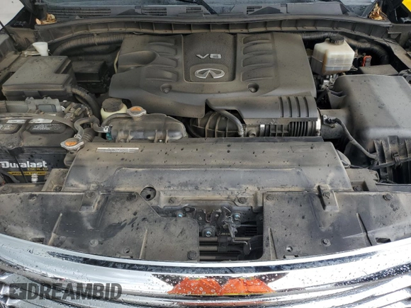 2013 Infiniti QX56 with VIN JN8AZ2NF3D9531167, listed as a Copart auction lot 54248225 with 173,254 mi miles and Salvage title. Bid and sale history available at DreamBid. Image 12.