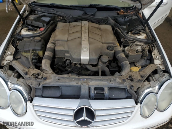2003 Mercedes-Benz CLK-Class 3.2L with VIN WDBTJ65J93F042522, listed as a Copart auction lot 49341725 with 217,646 mi miles and Salvage Title. Bid and sale history available at carsss.com. Image 12.