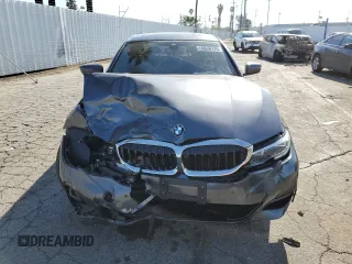 2021 BMW 3 Series 330i with VIN 3MW5R1J08M8B88355, listed as a Copart auction lot 50376775 with 0 mi miles and Salvage Title. Bid and sale history available at carsss.com. Image 5.