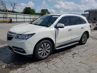 2014 Acura MDX Technology with VIN 5FRYD3H42EB007510, listed as a Copart auction lot 54881735 with 227,072 mi miles and Salvage Title. Bid and sale history available at carsss.com. Image 1.