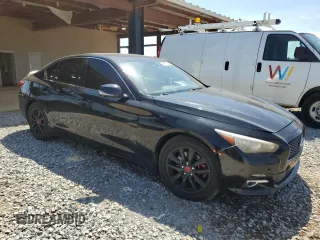2015 Infiniti Q50 Premium with VIN JN1BV7AR1FM400234, listed as a Copart auction lot 56018895 with 96,695 mi miles and Clean Title. Bid and sale history available at DreamBid. Image 4.