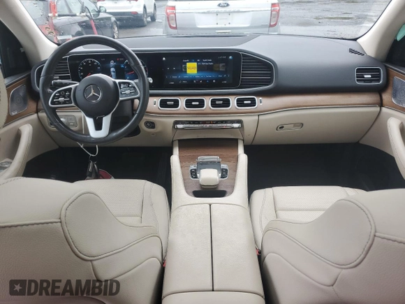 2020 Mercedes-Benz GLE 350 with VIN 4JGFB4KB5LA239208, listed as a Copart auction lot 57987375 with 54,256 mi miles and Salvage title. Bid and sale history available at DreamBid. Image 8.