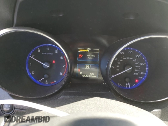 2015 Subaru Legacy Limited with VIN 4S3BNAJ6XF3062614, listed as a Copart auction lot 46528785 with 130,540 mi miles and Salvage Title. Bid and sale history available at DreamBid. Image 9.