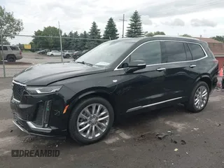 2022 Cadillac XT6 Premium Luxury with VIN 1GYKPDRS6NZ156380, listed as a IAAI auction lot 42542067 with 42,563 mi miles and . Bid and sale history available at DreamBid. Image 2.
