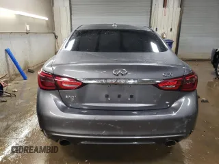 2021 Infiniti Q50 3.0t SIGNATURE EDITION with VIN JN1EV7CR8MM752105, listed as a Copart auction lot 87200854 with 31,779 mi miles and Salvage Title. Bid and sale history available at carsss.com. Image 6.