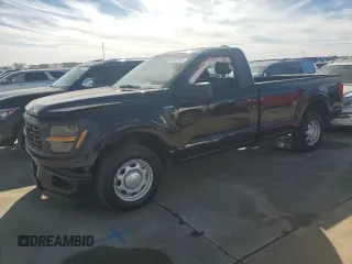 2024 Ford F-150 XL z VIN 1FTMF1KPXRKF31871, wystawiony jako Copart lot #87257844 z przebiegiem 38 mil mil oraz Szkoda całkowita • Salvage title. Historia ofert i sprzedaży dostępna na DreamBid. Obrazek 1.