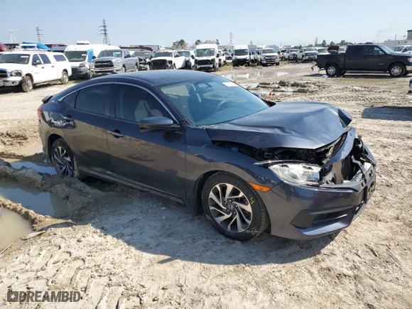 2018 Honda Civic Sedan EX with VIN 2HGFC2F75JH582810, listed as a Copart auction lot 47402215 with 82,167 mi miles and Salvage Title. Bid and sale history available at carsss.com. Image 4.