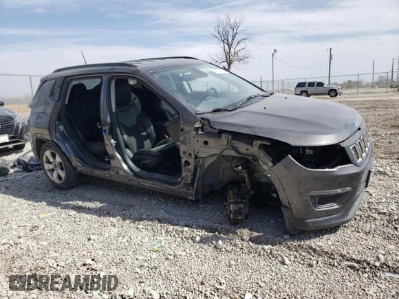 2018 Jeep Compass Latitude with VIN 3C4NJCBB8JT265580, listed as a Copart auction lot 49125405 with 85,905 mi miles and Salvage Title. Bid and sale history available at carsss.com. Image 4.