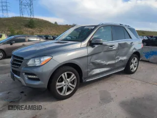2015 Mercedes-Benz M 350 with VIN 4JGDA5HB5FA516757, listed as a Copart auction lot 62855535 with 92,719 mi miles and Salvage title. Bid and sale history available at DreamBid. Image 1.