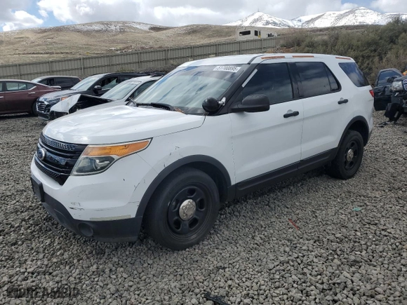 2014 Ford Utility Police Interceptor with VIN 1FM5K8ARXEGB85826, listed as a Copart auction lot 51700895 with 162,437 mi miles and Clean Title. Bid and sale history available at carsss.com. Image 1.