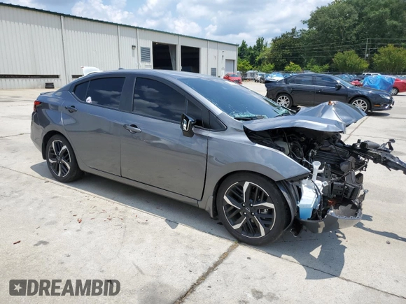 2023 Nissan Versa SR with VIN 3N1CN8FV8PL818298, listed as a Copart auction lot 61117574 with Not Provided miles and Salvage Title. Bid and sale history available at DreamBid. Image 4.