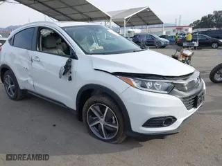 2021 Honda HR-V EX-L with VIN 3CZRU5H79MM713342, listed as a IAAI auction lot 41074908 with 8,361 mi miles. Bid and sale history available at carsss.com. Image 1.