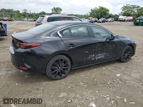 2024 Mazda 3 S Select Sport with VIN 3MZBPABM6RM403613, listed as a Copart auction lot 57187045 with 19,546 mi miles and Salvage title. Bid and sale history available at DreamBid. Image 3.