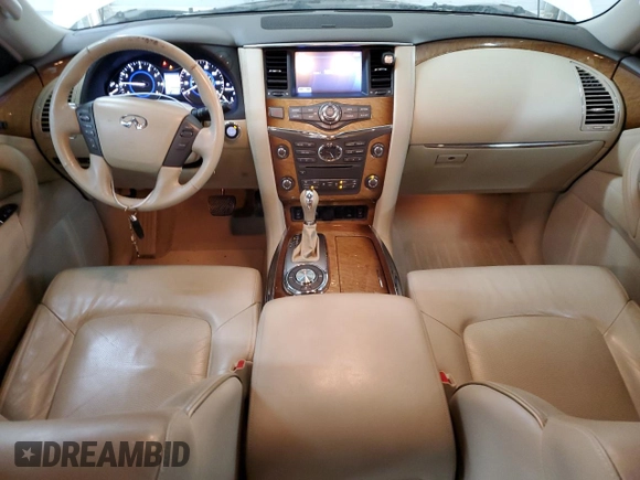 2013 Infiniti QX56 with VIN JN8AZ2NF8D9530371, listed as a Copart auction lot 79026334 with 117,131 mi miles and Salvage Title. Bid and sale history available at carsss.com. Image 8.