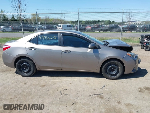 2015 Toyota Corolla L with VIN 2T1BURHE3FC389376, listed as a IAAI auction lot 41995622 with 110,370 mi miles and . Bid and sale history available at DreamBid. Image 13.