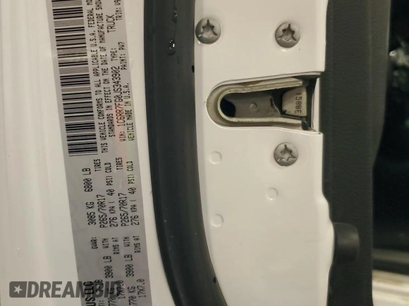 2018 Ram 1500 Express with VIN 1C6RR7FG0JS343902, listed as a Copart auction lot 48486915 with 218,004 mi miles and Clean Title. Bid and sale history available at carsss.com. Image 12.