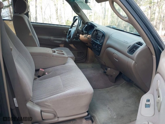 2002 Toyota Tundra SR5 with VIN 5TBRT34192S285390, listed as a IAAI auction lot 41869974 with 158,839 mi miles. Bid and sale history available at carsss.com. Image 5.