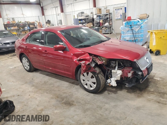 2007 Mercury Milan with VIN 3MEHM07Z67R606326, listed as a Copart auction lot 44405915 with 80,713 mi miles and Non repairable. Bid and sale history available at DreamBid. Image 4.