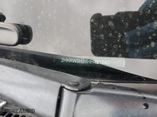 2017 Honda CR-V LX with VIN 2HKRW5H38HH401540, listed as a Copart auction lot 53505555 with 64,013 mi miles and Salvage Title. Bid and sale history available at carsss.com. Image 12.
