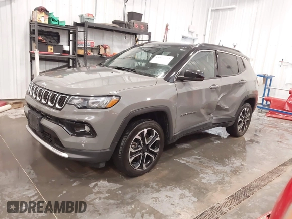2023 Jeep Compass Limited с VIN 3C4NJDCN1PT524479, выставлен на аукционе IAAI как лот 41955772 с пробегом 40 125 миль миль и . История ставок и продаж доступна на DreamBid. Изображение 22.