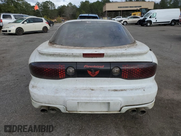2002 Pontiac Firebird Firebird z VIN 2G2FS22K122159467, wystawiony jako Copart lot #47325975 z przebiegiem Nie podano mil oraz Czysty tytuł • Clean title. Historia ofert i sprzedaży dostępna na DreamBid. Obrazek 6.