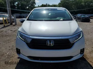2022 Honda Odyssey Elite with VIN 5FNRL6H91NB022604, listed as a Copart auction lot 60165615 with 51,557 mi miles and Salvage title. Bid and sale history available at DreamBid. Image 5.