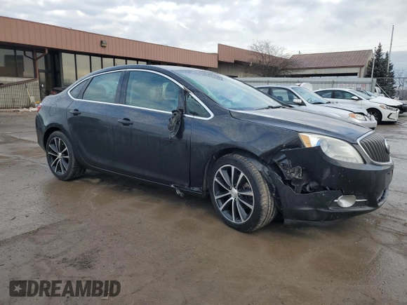 2017 Buick Verano Sport Touring with VIN 1G4PR5SKXH4114958, listed as a Copart auction lot 46678265 with 129,644 mi miles and Salvage Title. Bid and sale history available at carsss.com. Image 4.