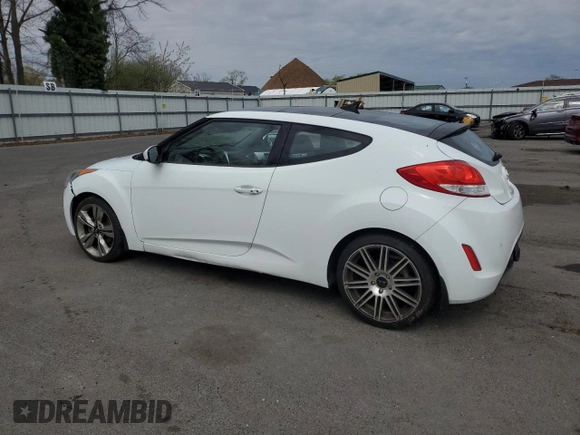 2013 Hyundai Veloster w/Gray Int with VIN KMHTC6AD7DU095627, listed as a Copart auction lot 52121225 with 86,261 mi miles and Salvage title. Bid and sale history available at DreamBid. Image 2.