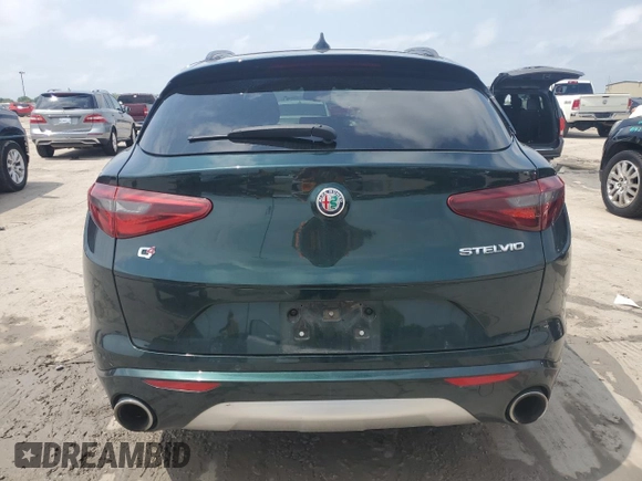 2020 Alfa Romeo Stelvio Ti z VIN ZASPAKBN9L7C76051, wystawiony jako Copart lot #46077985 z przebiegiem 61 261 mil mil oraz Szkoda całkowita • Salvage title. Historia ofert i sprzedaży dostępna na DreamBid. Obrazek 6.