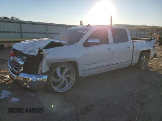 2017 Chevrolet Silverado 1500 LTZ with VIN 3GCPCSEC2HG239030, listed as a Copart auction lot 41383945 with Not Provided miles and Salvage Title. Bid and sale history available at DreamBid. Image 1.