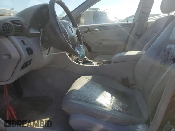 2002 Mercedes-Benz C 230/260/280/320 with VIN WDBRF64J02F197634, listed as a Copart auction lot 74818224 with 169,289 mi miles and Salvage Title. Bid and sale history available at DreamBid. Image 7.