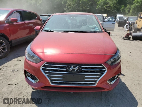 2022 Hyundai Accent Limited with VIN 3KPC34A67NE177237, listed as a Copart auction lot 55184864 with 31,233 mi miles and Salvage Title. Bid and sale history available at carsss.com. Image 5.
