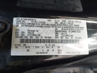 2013 Ford Focus SE with VIN 1FADP3F21DL230177, listed as a IAAI auction lot 42579815 with 243,525 mi miles and . Bid and sale history available at DreamBid. Image 9.