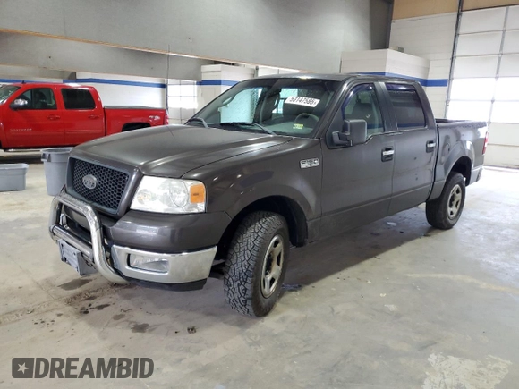 2005 Ford F-150 XLT with VIN 1FTPW14585KE20271, listed as a Copart auction lot 53147585 with 205,820 mi miles and Clean Title. Bid and sale history available at carsss.com. Image 1.