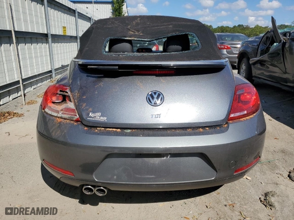 2013 Volkswagen Beetle Convertible 2.0L TDI w/Sound/Nav with VIN 3VW5L7AT2DM804279, listed as a Copart auction lot 74298124 with 55,693 mi miles and Salvage Title. Bid and sale history available at carsss.com. Image 6.